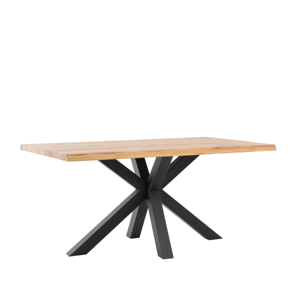 MESA FIJA GRACE 200 ROBLE/NEGRO - Imagen 2
