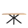 MESA FIJA GRACE 200 ROBLE/NEGRO - Imagen 3