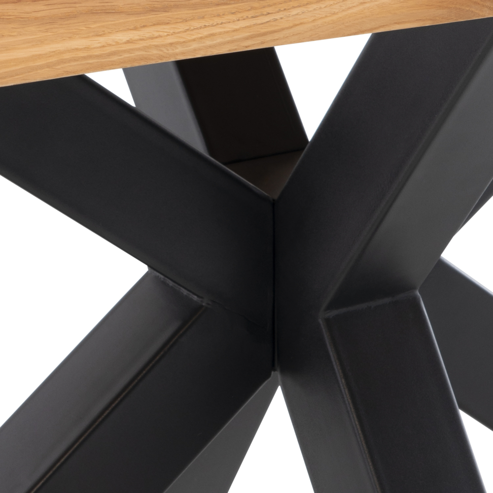 MESA FIJA GRACE 200 ROBLE/NEGRO - Imagen 4