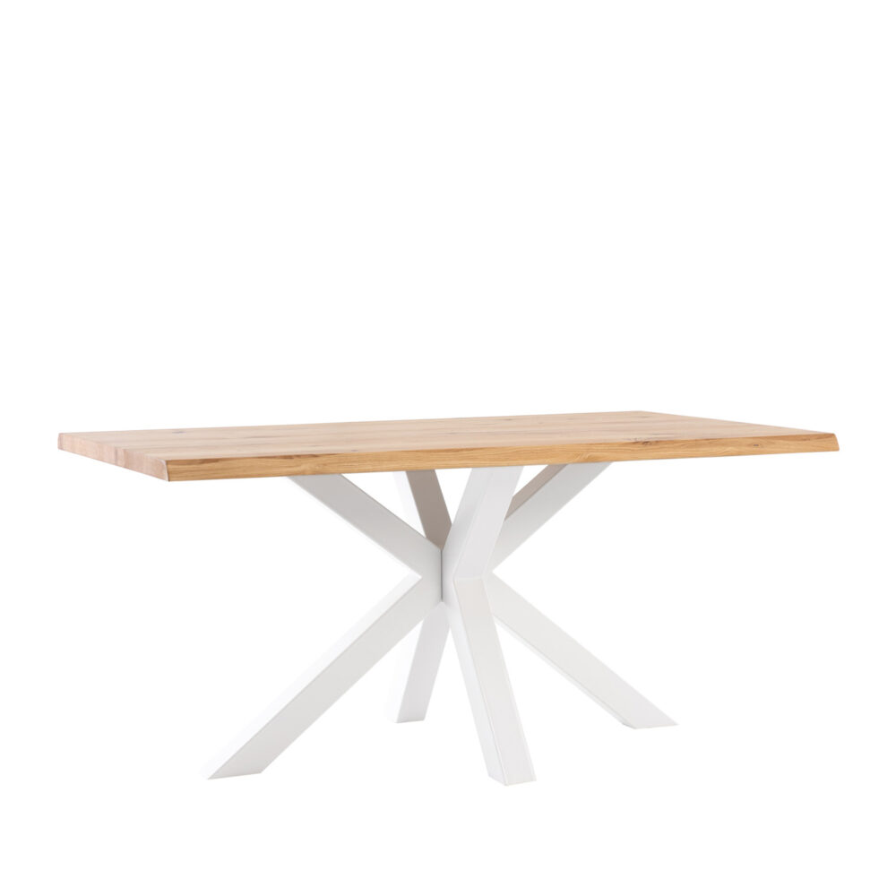 MESA FIJA GRACE 200 ROBLE/BLANCO 220 CM - Imagen 1