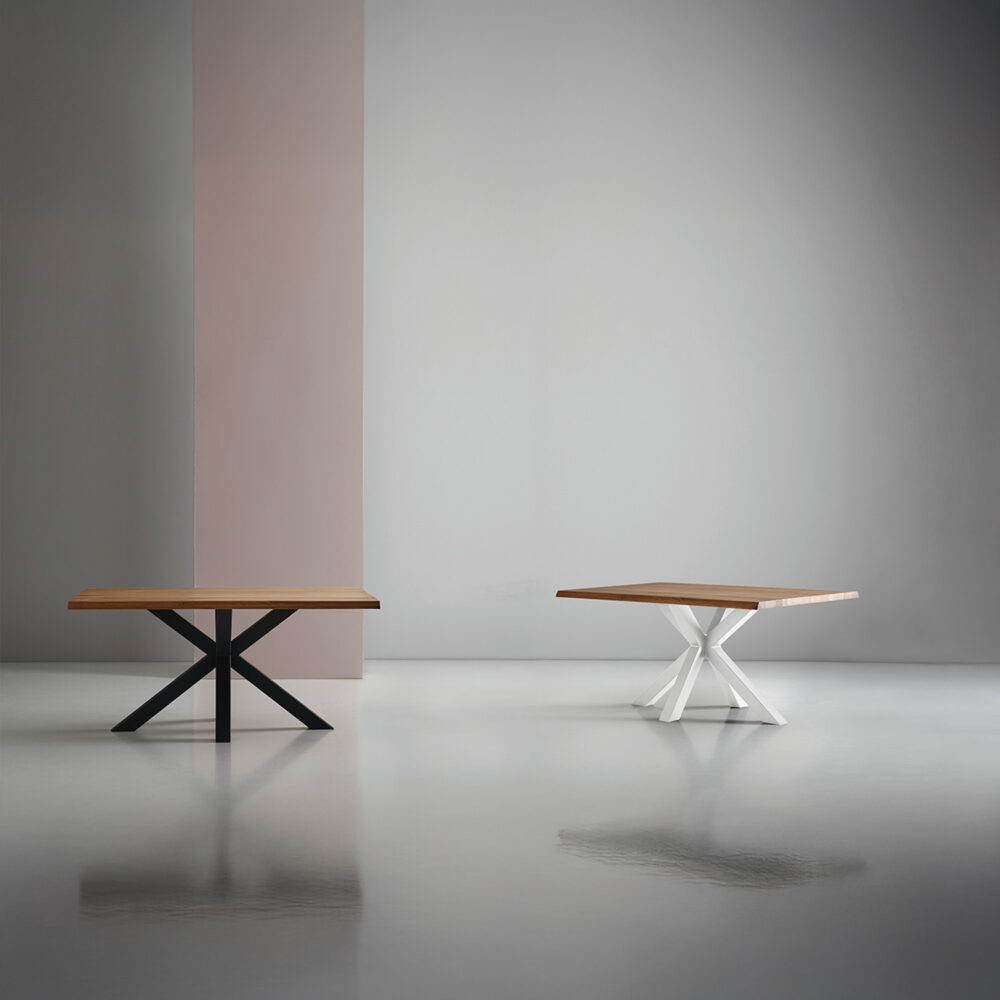 MESA FIJA GRACE 200 ROBLE/BLANCO 220 CM - Imagen 6