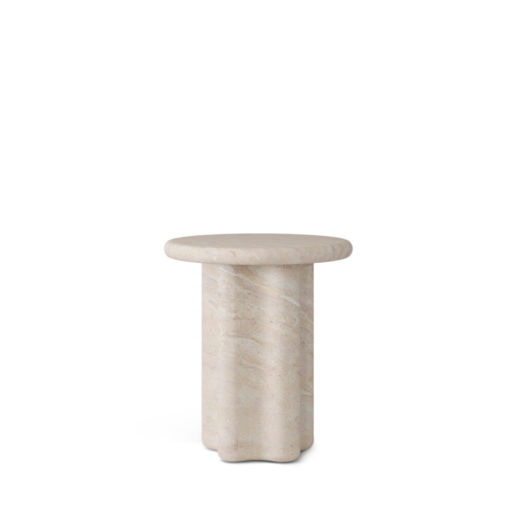 MESA AUXILIAR EMERIC TRAVERTINO - Imagen 3