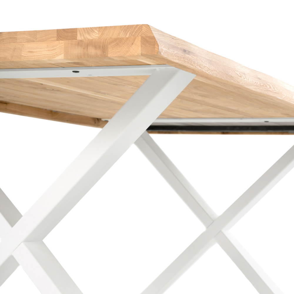 MESA FIJA CORINE 200 ROBLE/BLANCO - Imagen 3