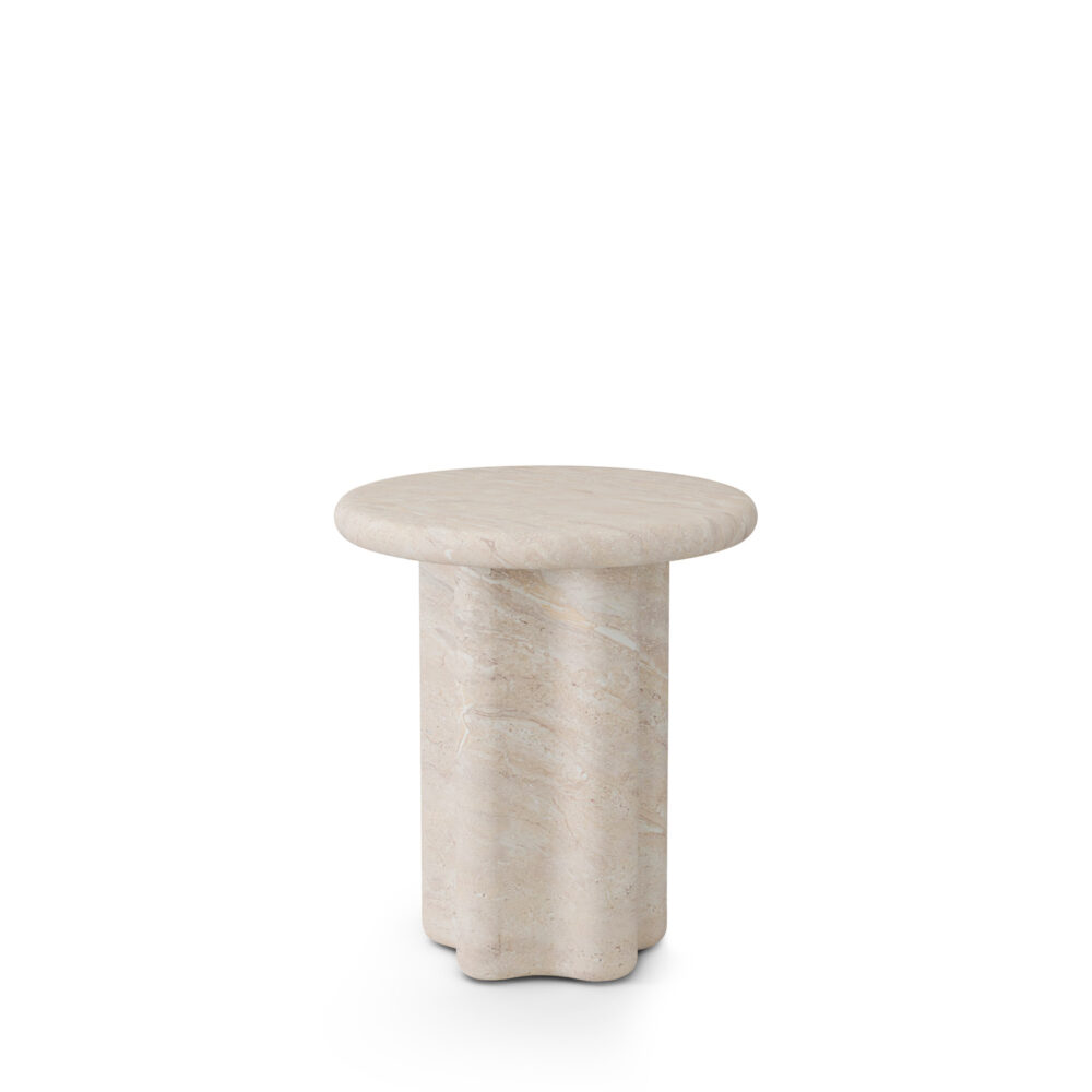 MESA AUXILIAR EMERIC TRAVERTINO - Imagen 4