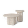 MESA AUXILIAR EMERIC TRAVERTINO - Imagen 7