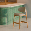 TABURETE BAJO RENZO BEIGE - Imagen 8
