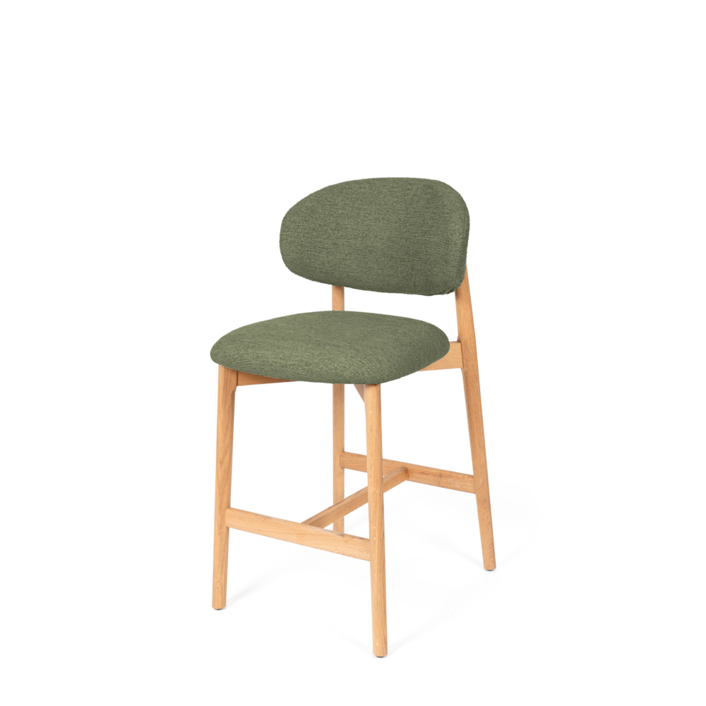 TABURETE BAJO RENZO VERDE - Imagen 1