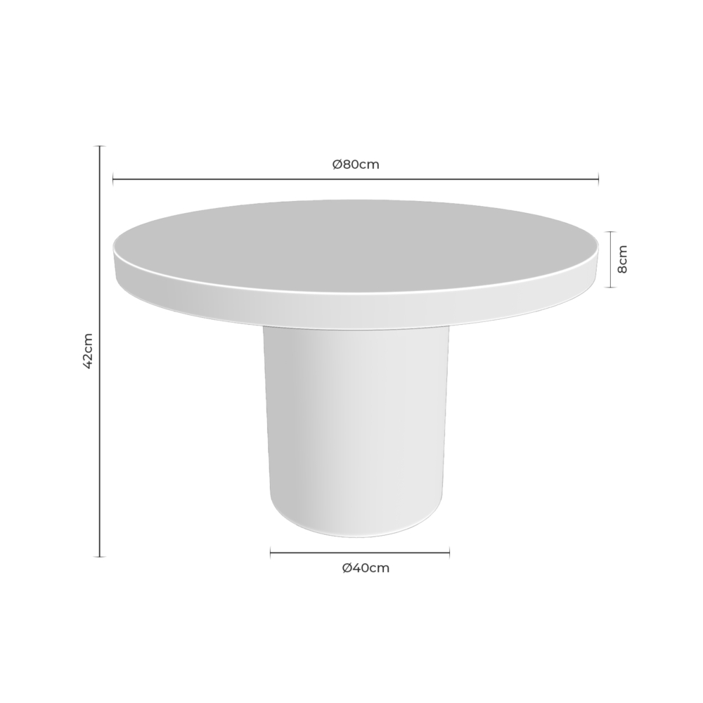 MESA CENTRO DONATO BLANCO - Imagen 7
