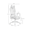SILLA OFICINA MONTREAL NEGRO - Imagen 6