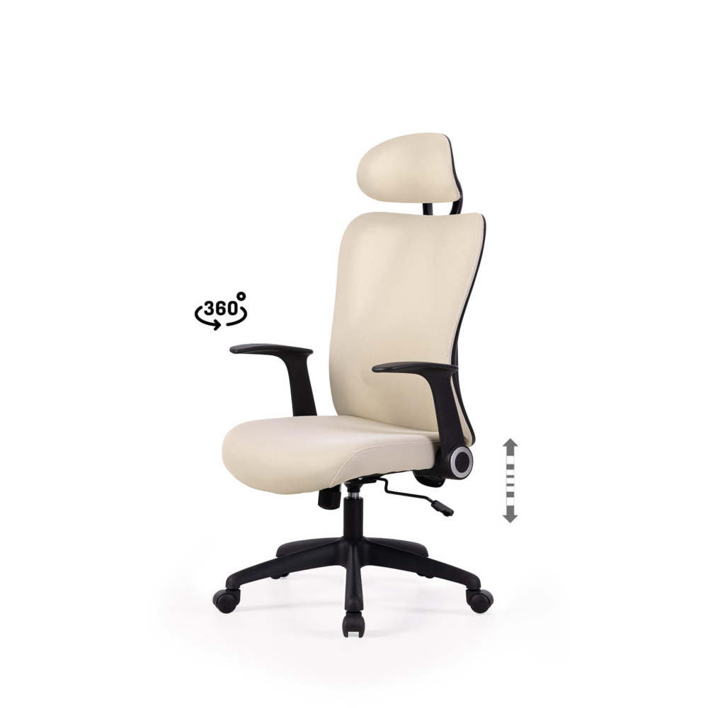 SILLA OFICINA MONTREAL BEIGE - Imagen 1