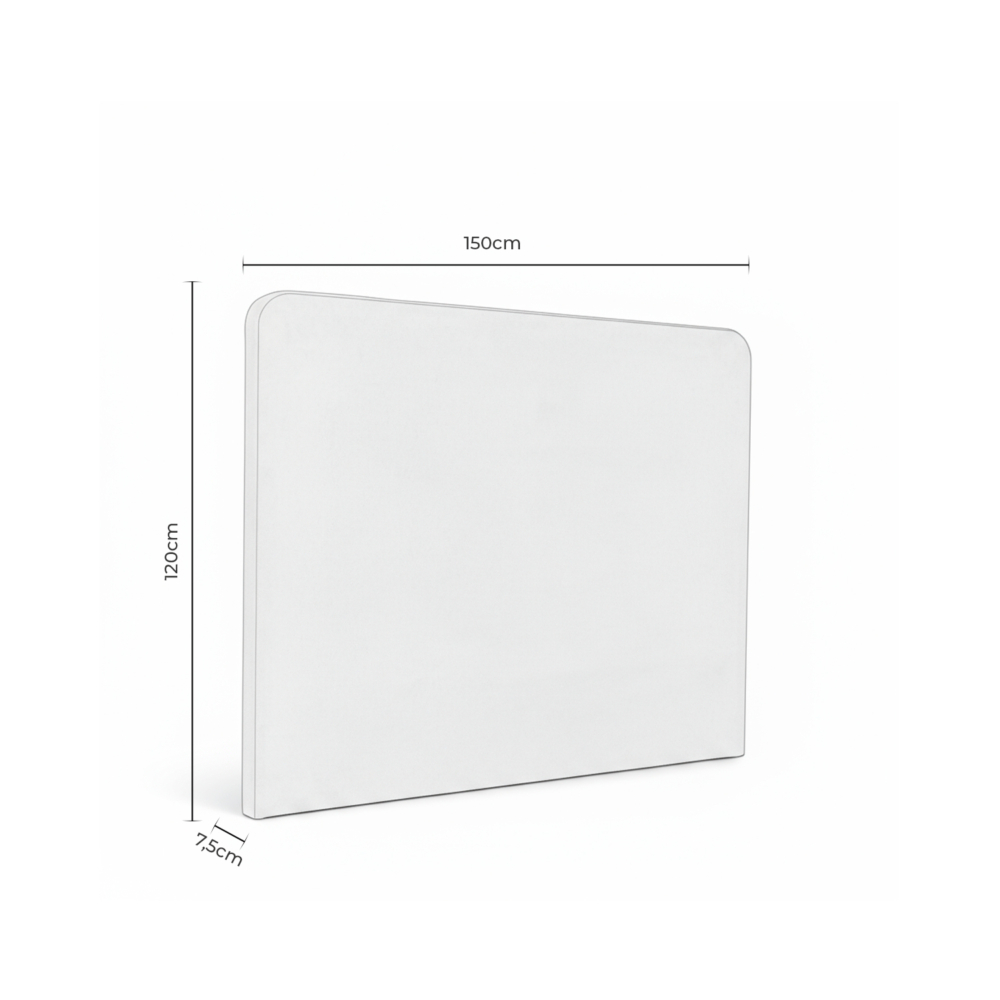 CABEZAL GALERNA 135/140 GRIS CLARO - Imagen 6