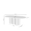 MESA FIJA LORRAINE 220 TRAVERTINO - Imagen 8