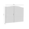 CABEZAL LEBECHE 135/140 TAUPE 150/160 CM - Imagen 8