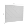 CABEZAL LLEVANT 150/160 GRIS OSCURO - Imagen 5