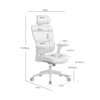 SILLA OFICINA TORONTO NEGRO/NEGRO - Imagen 6