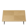 MESA FIJA RANDY 160X90 ROBLE/NEGRO 200 CM - Imagen 6