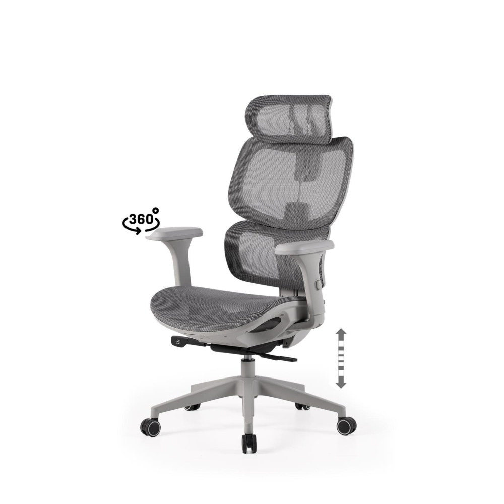 SILLA OFICINA TORONTO GRIS/GRIS - Imagen 1