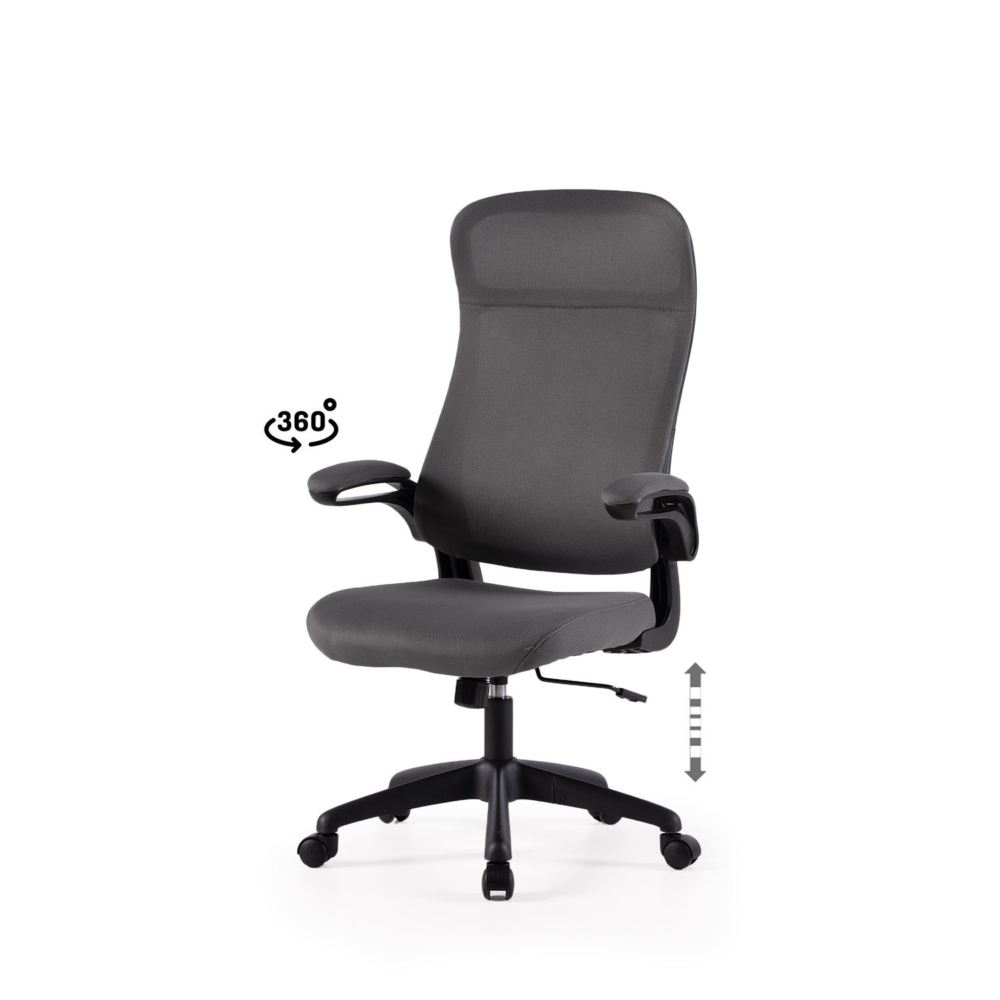 SILLA OFICINA SORBONNE GRIS - Imagen 1