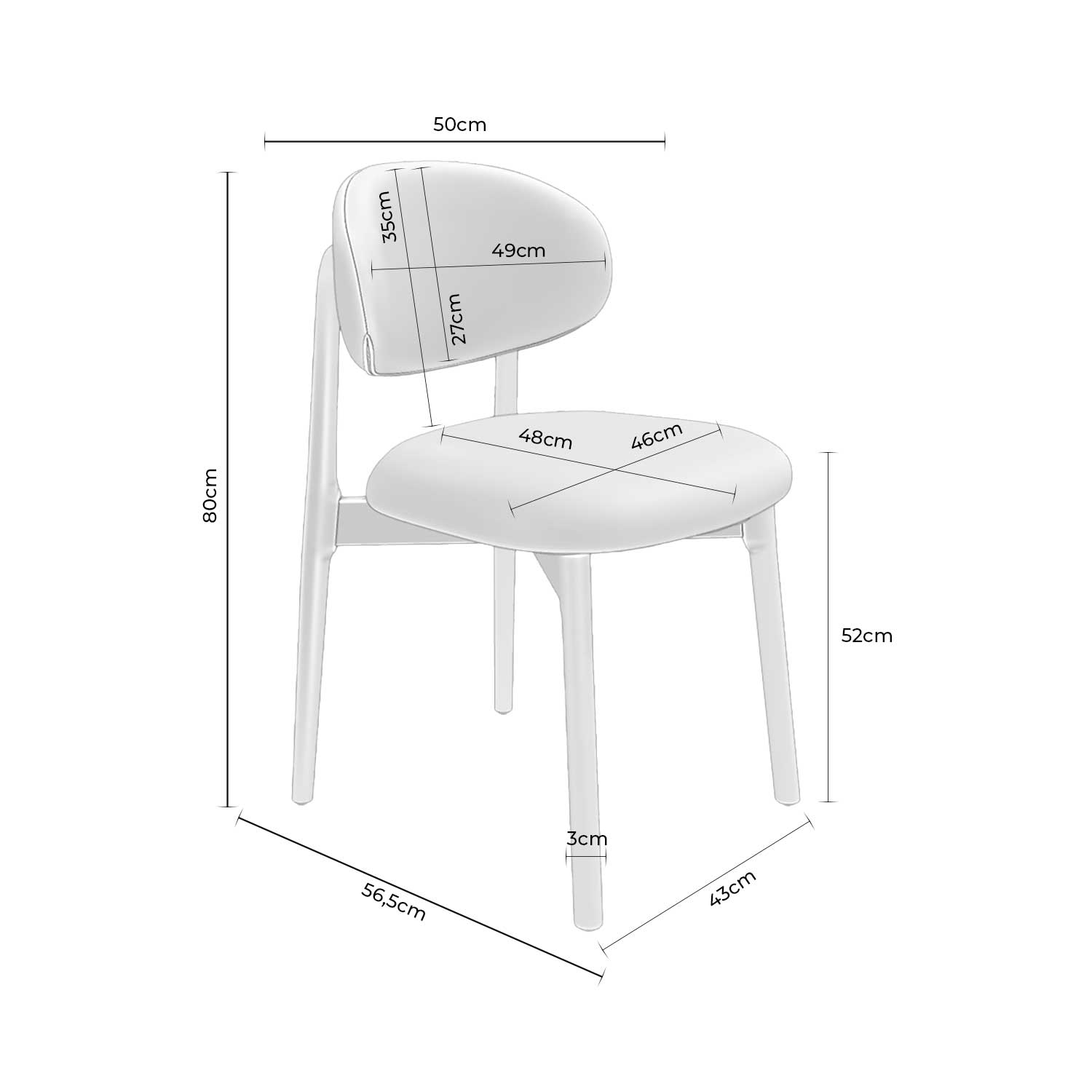DriveViewer SILLA WANDA BEIGE - Imagen 9