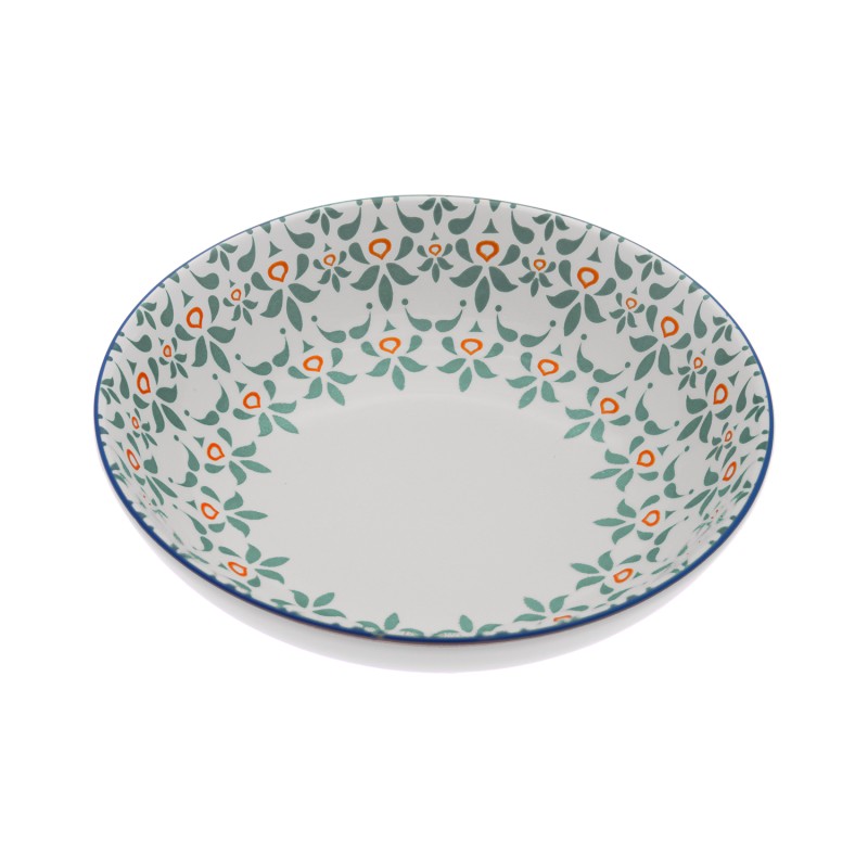 01054 Plato Hondo Ceramica Ø18 y - Imagen 1