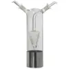 Aceitera Cristal Doble Cuerpo700 y 100 Ml C y Base Acero Inox. 19 y