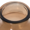 Jarrón Vidrio Reciclado 36Cm Marrón Boca:ø12 y 5Cm - Imagen 2