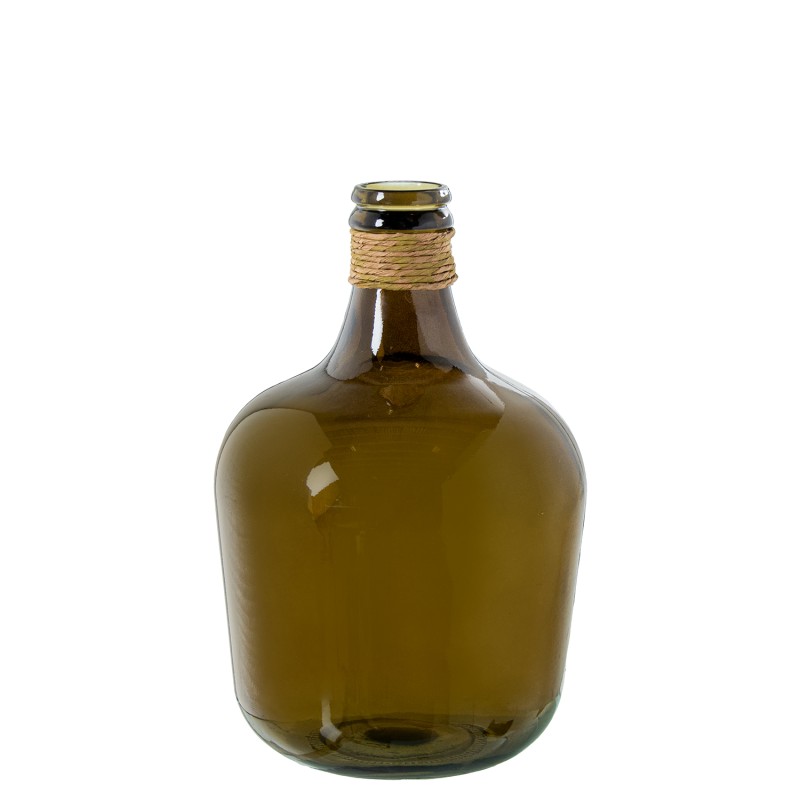 11130 Jarrón Vidrio Reciclado 43Cm Marrón C y Enea y 12L - Imagen 1