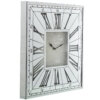 Reloj Pared Metal Cromado y Cristal y Pila:1Xaa y 1 y 5V (No Inclu - Imagen 2