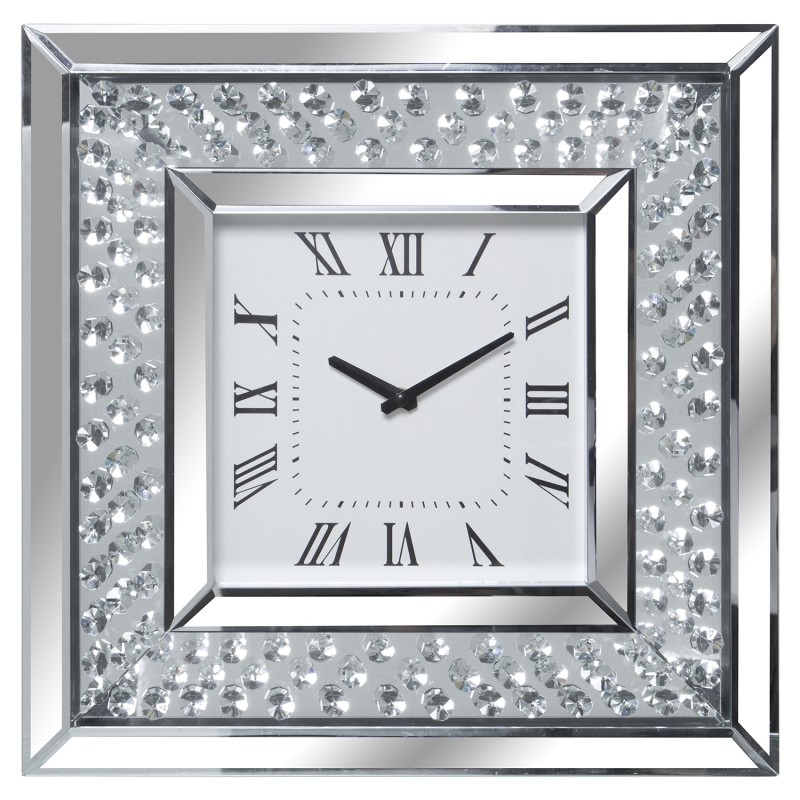 11720 Reloj Pared Espejo C y Brillantes y Pila:1Xaa No Inc - Imagen 1