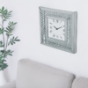 Reloj Pared Espejo C y Brillantes y Pila:1Xaa No Inc - Imagen 2