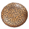 Centro Cristal 41Cm Leopardo Marrón