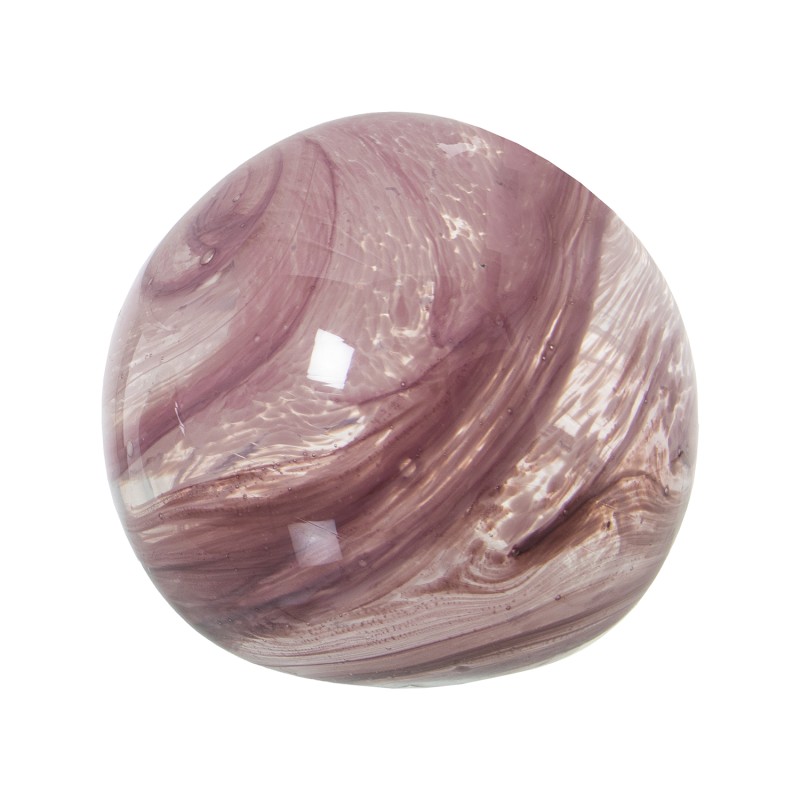 20151 Bola Cristal Rosa Tierra Ø10Cm - Imagen 1