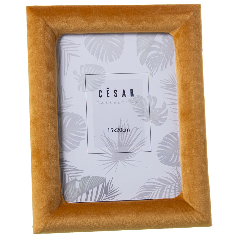 25009 Portafotos Terciopeloamarillo Ext: y 5Cm - Imagen 1