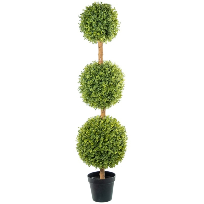 Planta Artificial Arbol del Dinero-3 Bolas 165Cm 165Cm Alt. Maceta: