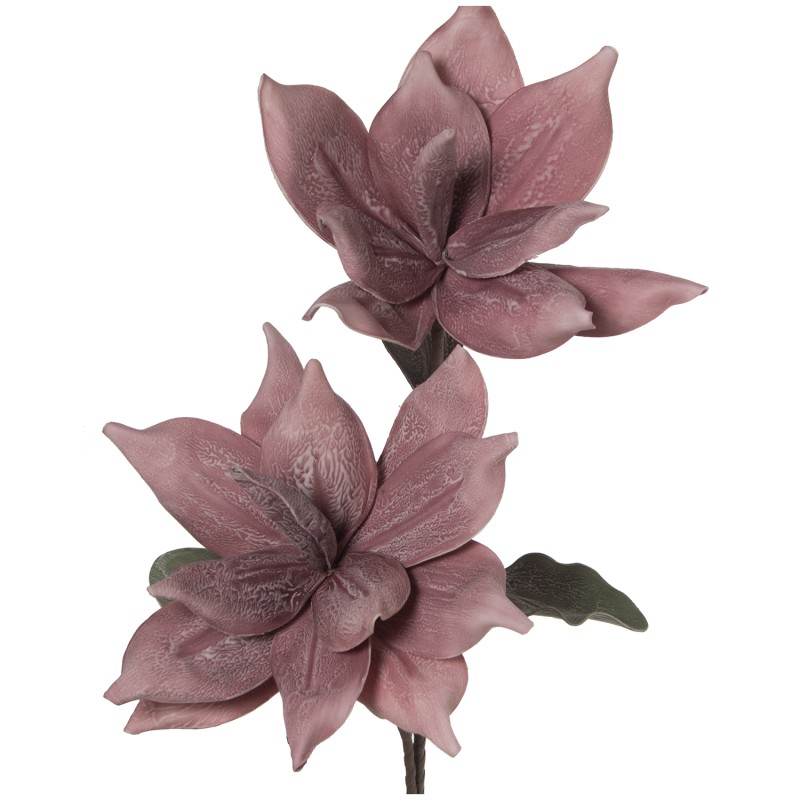 27857 Rama C y 2 Flores Rosa 110 Cm y Goma Eva y Papel Flores:ø28Cm Alt - Imagen 1