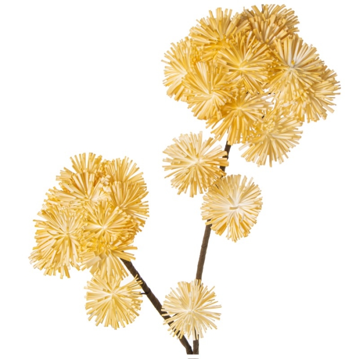 Rama C y Flores Amarillas 100 Cmgoma Eva y Papel 100Cm