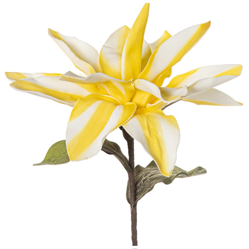 27891 Rama C y Flores Amarillas 90 Cmgoma Eva y Papel 90Cm - Imagen 1