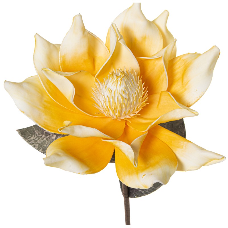 27895 Rama C y Flores Amarillas 84Cmgoma Eva y Papel - Imagen 1