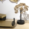 Figura Árbol Metal Dorado y Negro - Imagen 6