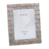 Portafoto Resina Plateado Ext: y