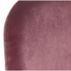 Silla Terciopelo Rosa Patas Metal Imitación Madera-Alt.asiento:47Cm - Imagen 6