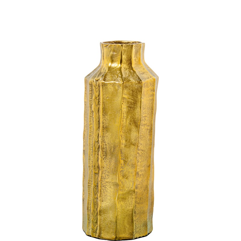 53063 Jarrón Aluminio 36Cm Dorado - Imagen 1
