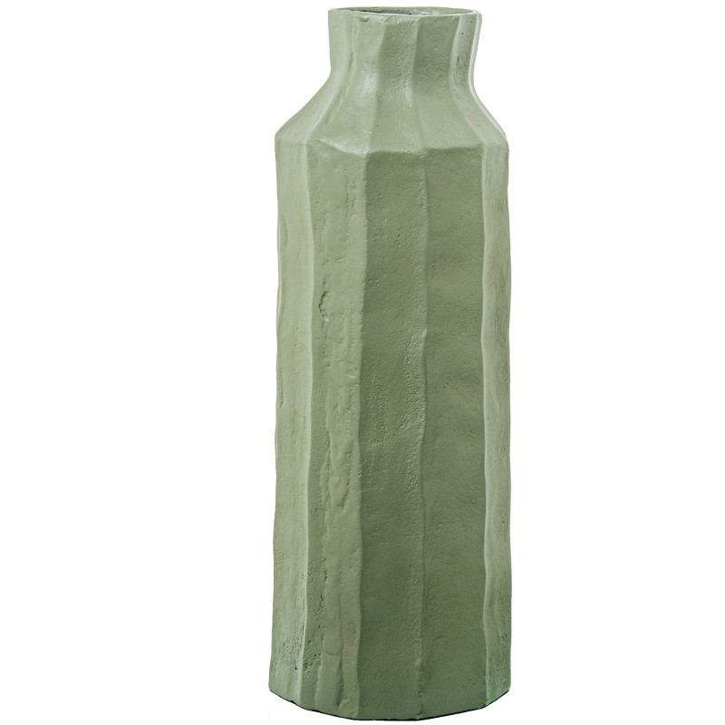 53064 Jarrón Aluminio 42Cm Verde - Imagen 1