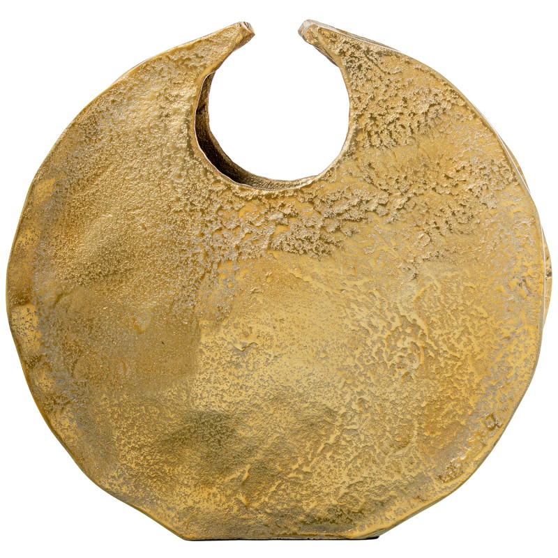 53070 Jarrón Aluminio 35Cm Oro - Imagen 1