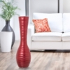 Jarrón Cerámica 80Cm Rojo - Imagen 3