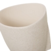 Jarrón Ceramica 46Cm Rostro Beige Moteado Base:ø12 y 5Cm - Imagen 3