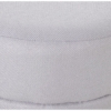 Puf Tapizado Gris Perla Terciopelo y Poliéster - Imagen 4