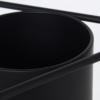 Set 2 Maceteros Metal Negro y - Imagen 4