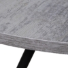 Mesa Centro Madera Patas Metal Negro y Madera Blanco Lavado - Imagen 3