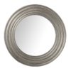 Espejo Redondo Resina Plateado Ø57 y 5Cm y Int:ø37Cm